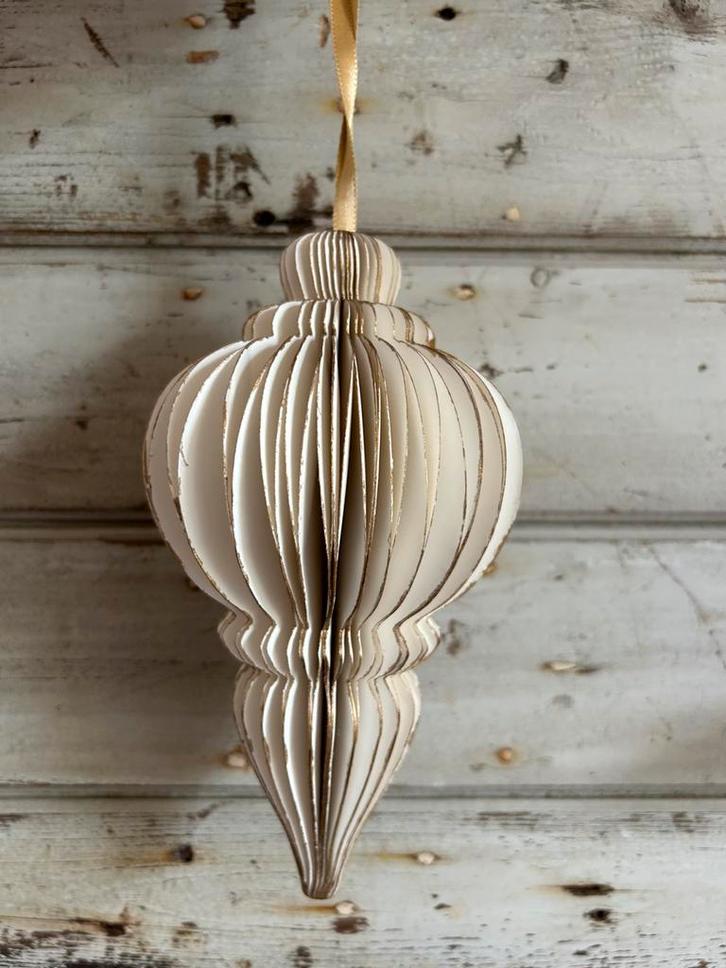 Paper Honeycomb kerst ornament van Riviera Maison, Diversen, Kerst, Nieuw, Ophalen of Verzenden