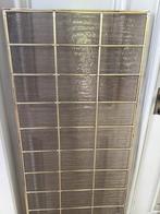 Mooi vintage glas in messing raam, Ophalen, Gebruikt, Minder dan 80 cm