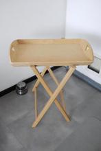 decoratie dienblad (2x) op standaard hout + extra dienblad, Ophalen, Zo goed als nieuw, Rechthoekig, Hout