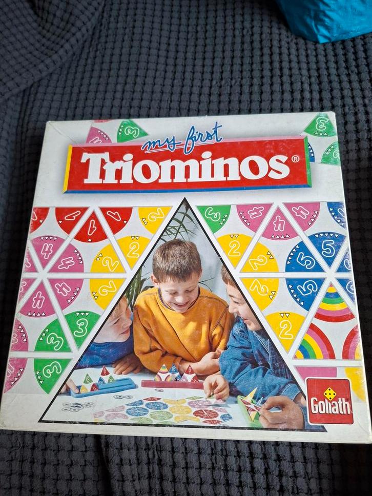 My first trinominos junior, Hobby en Vrije tijd, Gezelschapsspellen | Bordspellen, Zo goed als nieuw, Ophalen of Verzenden