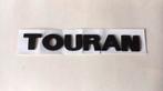 Volkswagen Touran embleem logo letters Hoogglans Zwart, Auto diversen, Tuning en Styling, Verzenden