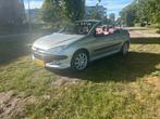 Peugeot 206 1.6 16V CC 2002 Grijs kan Inruil Smart, Voorwielaandrijving, Zwart, 4 cilinders, Cabriolet