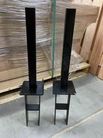 Composiet scherm + sleufpalen 180x180 (Showmodel) - J&W 115, Ophalen, Kunststof, 1 tot 2 meter, Minder dan 3 meter