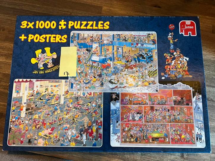 Jan van Haasteren The Big Leak At The Gym Grand Café (17), Hobby en Vrije tijd, Denksport en Puzzels, Zo goed als nieuw, Legpuzzel