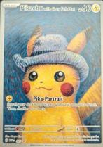 POKÉMON VAN GOGH PIKACHU, Ophalen of Verzenden, Zo goed als nieuw, Losse kaart, Foil