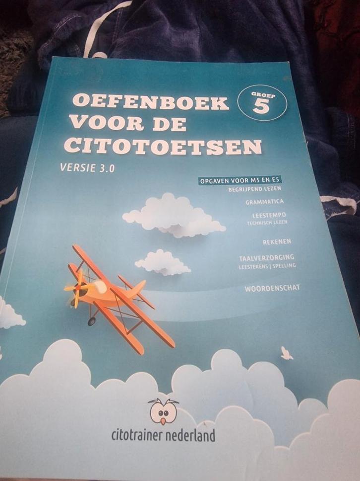 Oefenboek Cito Groep 5 - Citotrainer Nederland, Boeken, Studieboeken en Cursussen, Zo goed als nieuw, Niet van toepassing, Ophalen of Verzenden