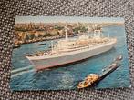ss Rotterdam Hal vertrekt, Ophalen of Verzenden, Zo goed als nieuw, Motorboot, Kaart, Foto of Prent