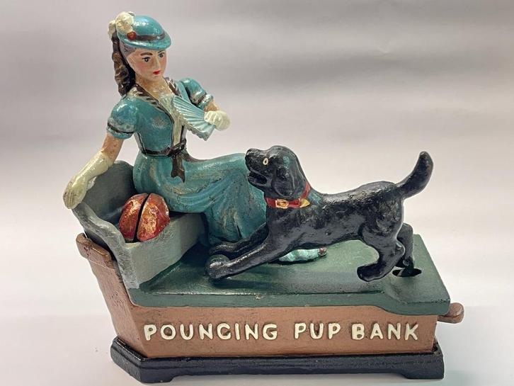 ** 23 x SPAARPOTTEN ** GIETIJZER ** Zie alle 23 foto's ! **, Verzamelen, Spaarpotten, Nieuw, Overige thema's, Overige materialen