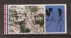 Nederland, Nelson Mandela, met tab, 2003., Postzegels en Munten, Verzenden, Na 1940, Gestempeld
