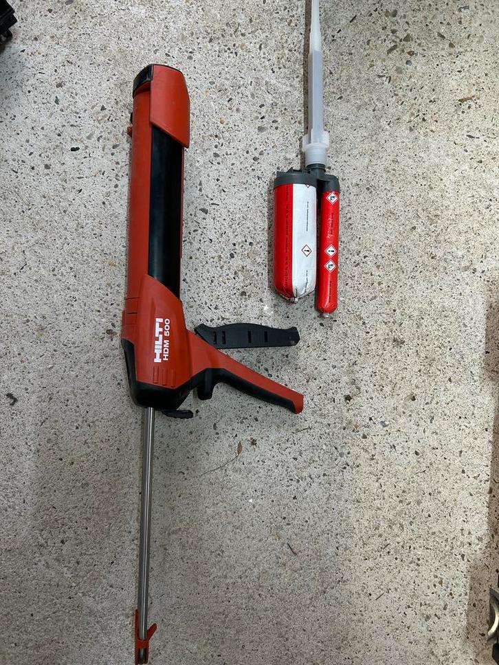Hilti chemisch anker HDM 500 + HIT-HY 200-A V3 Mortel, Doe-het-zelf en Verbouw, Overige Doe-het-zelf en Verbouw, Nieuw, Ophalen