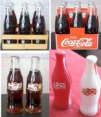 Coca cola verzamelspullen oa flessen,dozen,poppen enz, Gebruikt, Verzenden