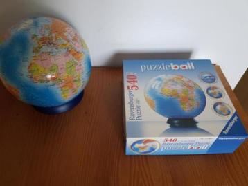 Puzzel wereldbol   beschikbaar voor biedingen