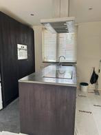 Complete keuken + Kook eiland zwart, Huis en Inrichting, Ophalen, Gebruikt, Zwart, Overige typen