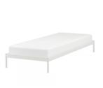 Bedframe wit, IKEA Vevelstad 90x200, Ophalen, 90 cm, Eenpersoons, Wit