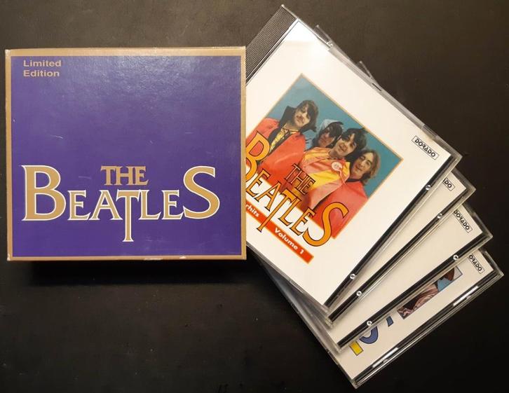 BEATLES - The Beatles boxset (4CDset, Dorado records), Cd's en Dvd's, Cd's | Rock, Zo goed als nieuw, Poprock, Ophalen of Verzenden