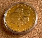 Penning - Willem-Alexander met gezin - 10 Florijn - 2010, Postzegels en Munten, Penningen en Medailles, Ophalen of Verzenden, Overige materialen