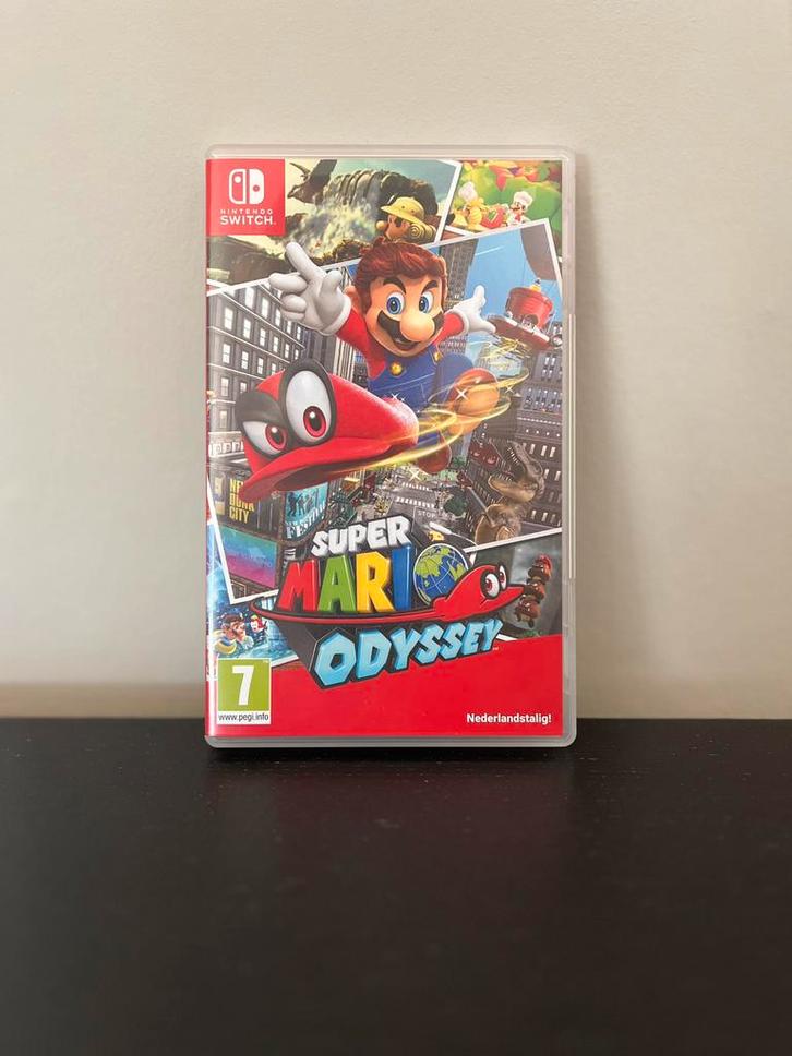 Super Mario Odyssey - Nintendo Switch, Spelcomputers en Games, Games | Nintendo Switch, Zo goed als nieuw, Overige genres, 1 speler
