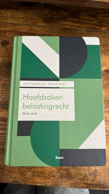 Hoofdzaken belastingrecht 26ste druk beschikbaar voor biedingen
