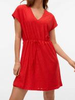 Rood jurkje maat L jurk broderie Vero Moda, Vero Moda, Maat 42/44 (L), Ophalen of Verzenden, Zo goed als nieuw