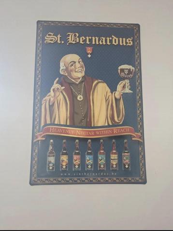 Reclamebord St.-Bernardus Bier Watou (60 x 40 cm) beschikbaar voor biedingen