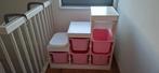Te koop; Ikea opbergkast Trofast wit met bakken en deksels, Huis en Inrichting, Kasten | Ladekasten, Kunststof, Gebruikt, 5 laden of meer