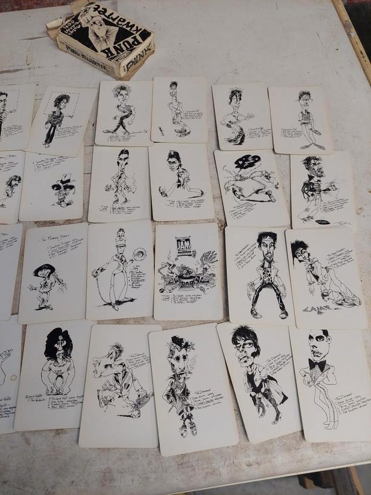 Zeldzaam Punk Kwartetspel, Hobby en Vrije tijd, Gezelschapsspellen | Kaartspellen, Ophalen of Verzenden