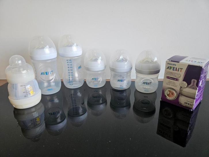 Nieuwe en zo goed als nieuwe flessen Philips Avent en Mam 7x, Kinderen en Baby's, Babyvoeding en Toebehoren, Nieuw, Ophalen