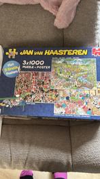Jan van haasteren 3x1000, Hobby en Vrije tijd, Denksport en Puzzels, Ophalen, 500 t/m 1500 stukjes, Gebruikt, Legpuzzel