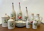 REVOL Provence 13-delig porseleinen olie/azijn set, Overige typen, Ophalen of Verzenden, Zo goed als nieuw, Overige stijlen