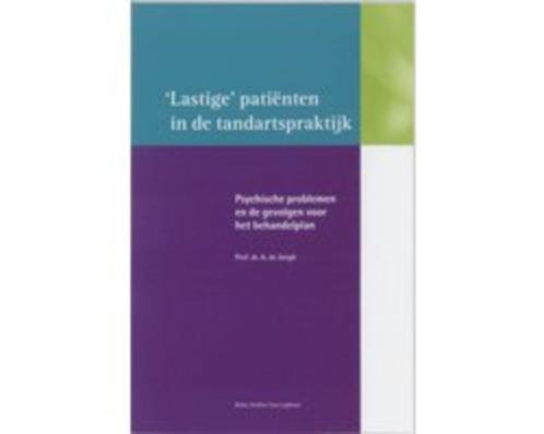 Lastige patienten in de tandartspraktijk 9789031342532, Boeken, Studieboeken en Cursussen, Zo goed als nieuw, HBO, Beta, Verzenden