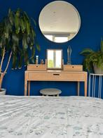 Luxe eiken kaptafel. Deens design, Huis en Inrichting, Tafels | Kaptafels, Ophalen, Hout, Minder dan 100 cm