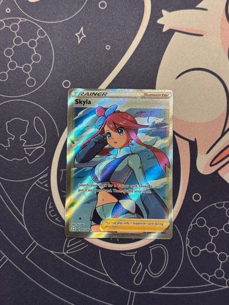 Pokémon kaarten Skyla #72, Ophalen of Verzenden, Zo goed als nieuw, Losse kaart