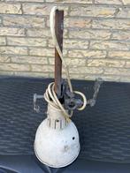 industriële hanglamp, Gebruikt, Ophalen of Verzenden, Industrieel, vintage, brocante, antiek, Metaal