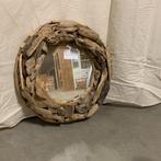 Spiegel - driftwood/ drijfhout lijst - 40 cm- TTM Wonen, Nieuw, Minder dan 100 cm, Minder dan 50 cm, Rond