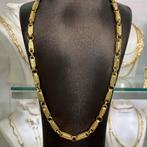14k gouden ketting monte carlo versace schakel, Sieraden, Tassen en Uiterlijk, Kettingen, Ophalen of Verzenden, Nieuw, Goud