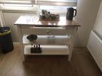 Vintage sidetable / keuken bijzettafel, Huis en Inrichting, Tafels | Sidetables, Ophalen, Gebruikt, 100 tot 150 cm, Vintage