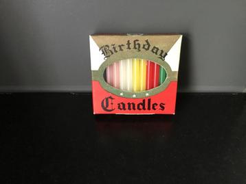 Vintage kaarsjes : Peacock Birthday Candles, kaars.  🕯️ 