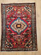 Vintage handgeknoopt perzisch tapijt hamadan 91x65, Info@SlatsAntiek.nl, 50 tot 100 cm, Perzisch, Rechthoekig