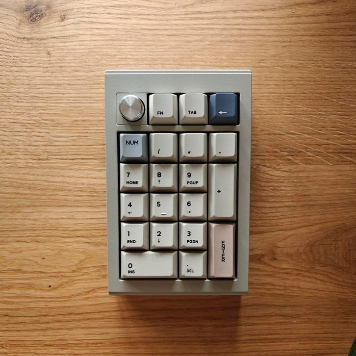 Cidoo V21 numpad Bluetooth 2.4GHz USB-C mechanisch, Computers en Software, Toetsenborden, Zo goed als nieuw, Numeriek, Draadloos