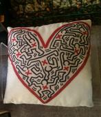 Kieth Haring (1958-1990) popart kussen, Huis en Inrichting, Ophalen of Verzenden, Gebruikt, Vierkant