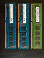 SK Hynix 8GB DDR3 1600MHz + Samsung 2GB DDR3, Computers en Software, RAM geheugen, Ophalen, Gebruikt, DDR3, 1600 MHz