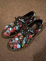 Dr martens 1461 Rose Fantasy Backhand Straw Grain, Kleding | Dames, Schoenen, Verzenden, Zo goed als nieuw, Zwart