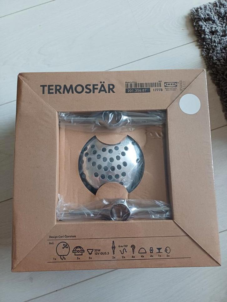 IKEA TERMOSFÄR Lamp Nieuw in Doos, Huis en Inrichting, Lampen | Hanglampen, Nieuw, Minder dan 50 cm, Metaal, Ophalen of Verzenden
