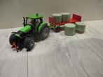 Siku 3055 Deutz K110 met hooibaalen, Hobby en Vrije tijd, Modelauto's | 1:32, Ophalen of Verzenden, Gebruikt, Tractor of Landbouw