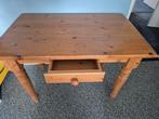 Oud-grenen tafel met lade, Ophalen, 50 tot 100 cm, 100 tot 150 cm, Vierkant