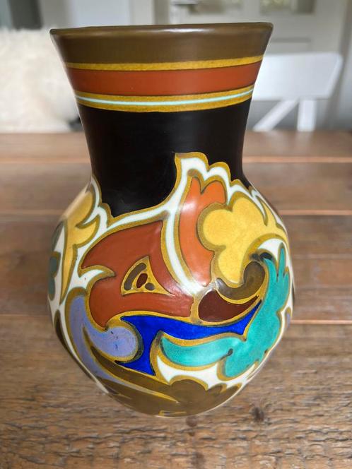 Exclusieve vaas van Grotalt Gouda nr 16, Antiek en Kunst, Antiek | Vazen, Ophalen