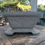 Oude aluminium Franse jardiniere /art deco, Ophalen of Verzenden