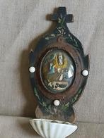 Antiek wijwaterbakje uit 1876, Ophalen of Verzenden
