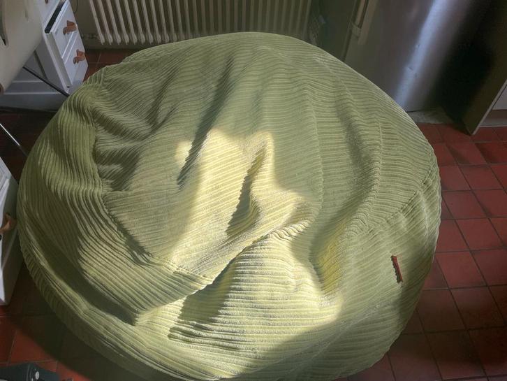 Lounge Pug Zitzak - Groen, Huis en Inrichting, Zitzakken, Zo goed als nieuw, Zitzak, Groen, Ophalen