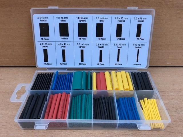 Assortimentsdoos krimpkousen kleur 280 dlg., Hobby en Vrije tijd, Knutselen, Nieuw, Materiaal, Ophalen of Verzenden